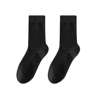 羊毛蚕丝袜子男10A抑菌防臭长袜