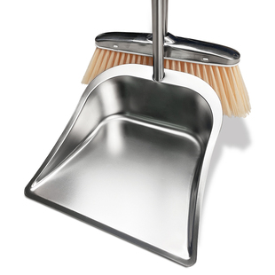 不锈钢垃圾铲簸箕家用扫把套装扫帚组合一体成型扫地笤帚撮箕新款