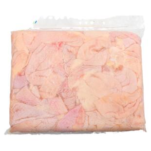 冷冻鸡皮24斤商用生鲜生鸡皮烧烤鸡皮自助烤肉食材铁板油炸鸡腿皮