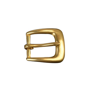 女士纯黄铜日字口字针扣皮带扣休闲百搭女款细腰带皮带头裤带卡扣