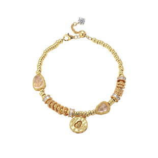 蕾迪 [转运珠葫芦] 水沫玉枝叶繁茂s925银盘缠手链轻奢高级感气质