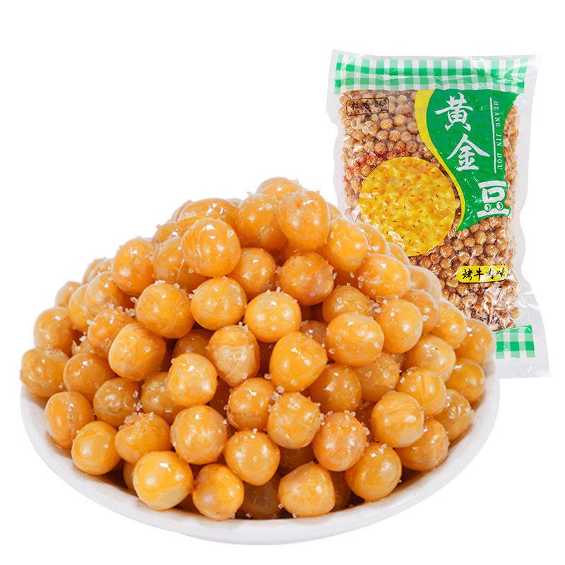 粒香酥黄金豆油炸豌豆类小零食散装整箱30斤装5斤x6包酒店商用批