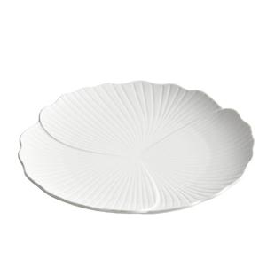 西餐牛排餐盘家用大平盘浅盘水果盘陶瓷高级感白色蛋糕碟子菜盘子