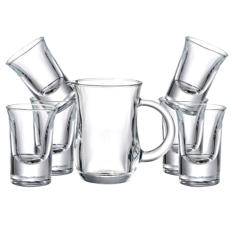 家用白酒杯套装分酒器一口子弹杯