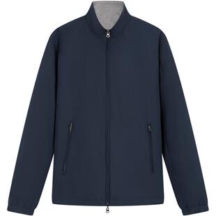 Tommy26春夏新款男双面穿商务休闲通勤立领棉服夹克外套节日礼物