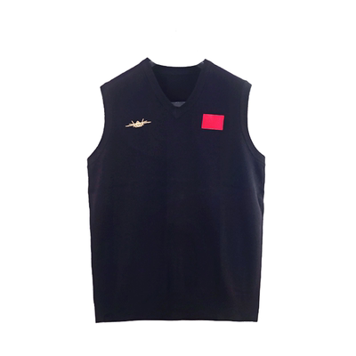 航展爆款男士背心羊毛歼20马甲