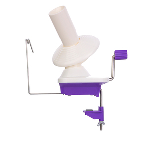 小型家用毛线绕线机不锈钢绕围巾绞线桌上简易摇线机合股编织工具