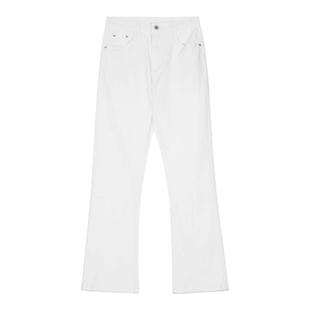 记得加辣 2026国潮春季新款白色直筒显瘦显高休闲男女中性牛仔裤