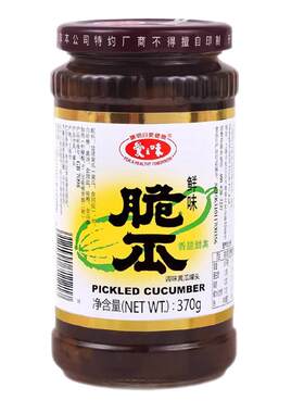 爱之味鲜味脆瓜纯素食品370g/罐
