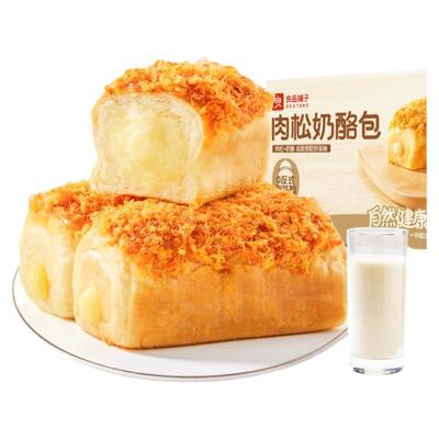 良品铺子肉松面包整箱