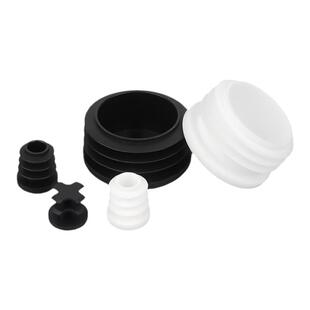 圆管塞塑料堵塞头内塞管塞胶塞不锈钢管堵脚塞封头盖帽家具桌脚垫