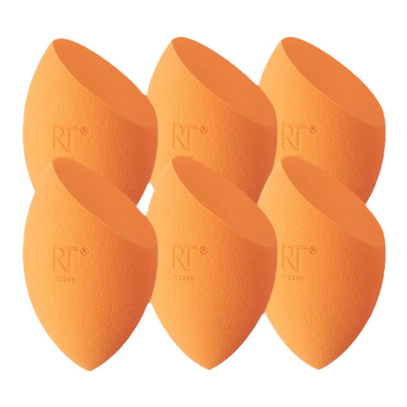 【官方旗舰店】RT美妆蛋6只橘蛋彩妆蛋干湿两用软亲肤不易吃粉