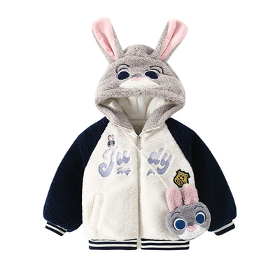 DeerBell女童冬季棉服夹棉外套