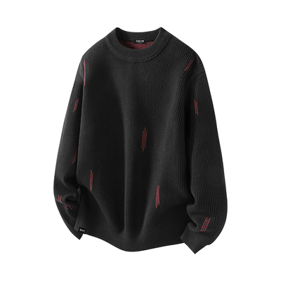 潮牌美式休闲毛衣针织衫