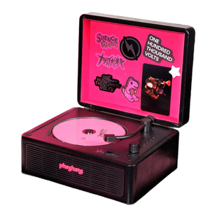 斐帅CD301复古cd机音乐专辑播放器光盘光碟唱片机蓝牙音响礼物粉