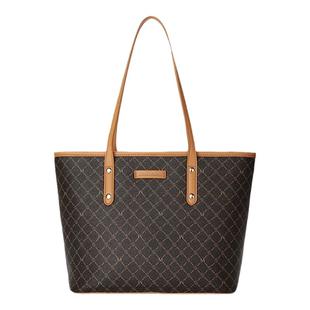 稻草人女包2025新款时尚单肩包撞色复古托特包通勤百搭手提包正品