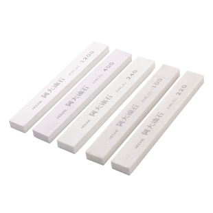 白色扁方油石20*10*150mm金属钢材打磨抛光去毛刺阿大耐石240#320