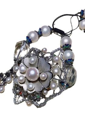 承李李原创设计风镶嵌宝石手串