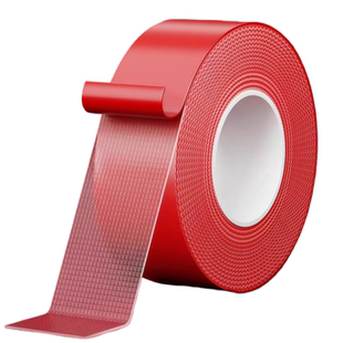 贴对联专用双面胶家用高粘度自粘不留痕通用墙面装饰春联门联胶带地毯固定布置布基不伤墙无痕免打孔耐高温