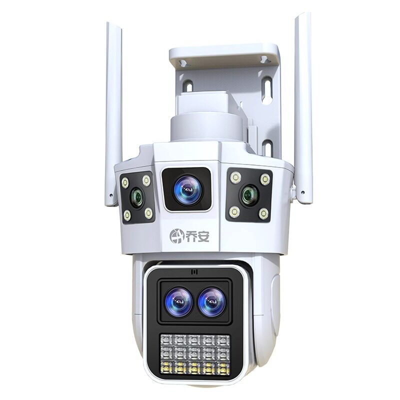乔安高清摄影头户外全景双镜头手机远程全彩夜视wifi家用360全景
