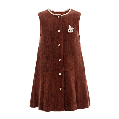 雅莹女童休闲宽松背心连衣裙