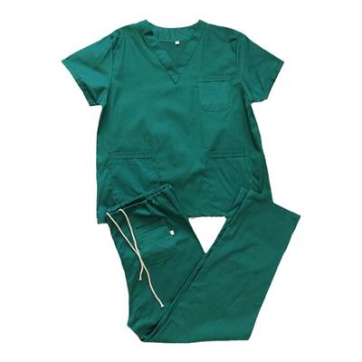 洗手衣女手术室长袖纯棉刷手服男短袖口腔手术服医生手术衣工作服