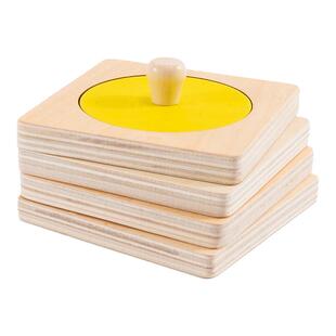 手抓板拼图蒙氏早教3到6岁益智0一3宝宝玩具儿童形状认知配对积木