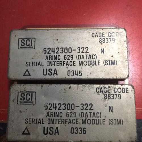 溢价-  SCI 5242300-322 ARINC 62