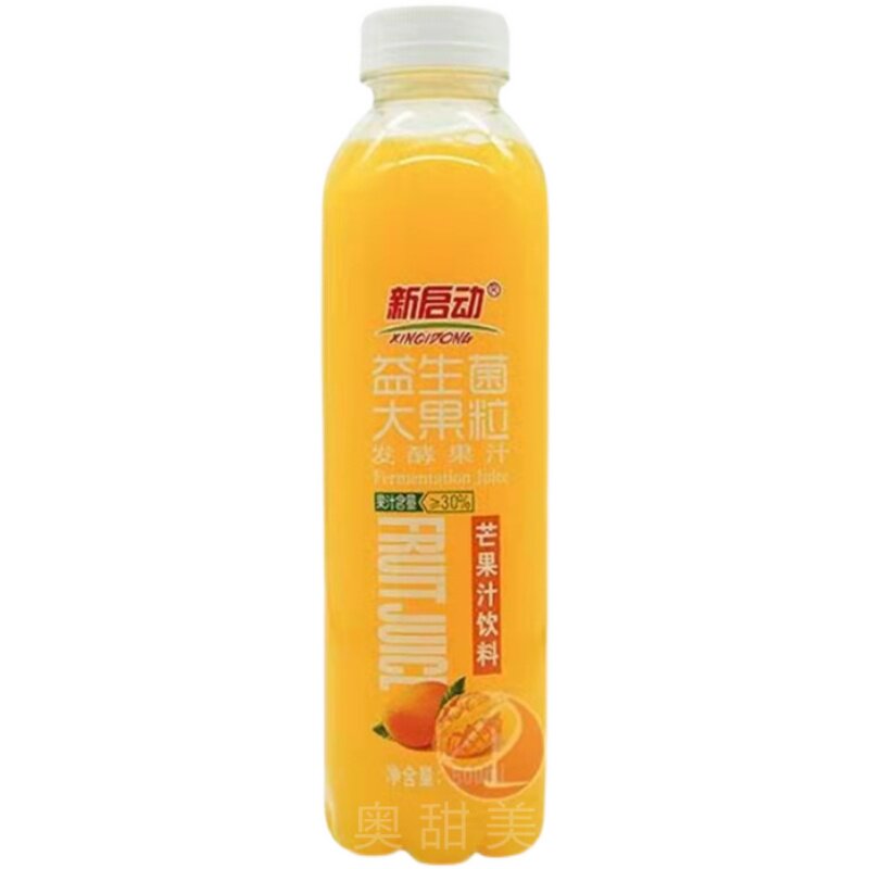 益生菌发酵芒果汁瓶瓶整箱鲜榨