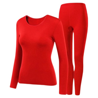 俞兆林本命年保暖内衣红色套装