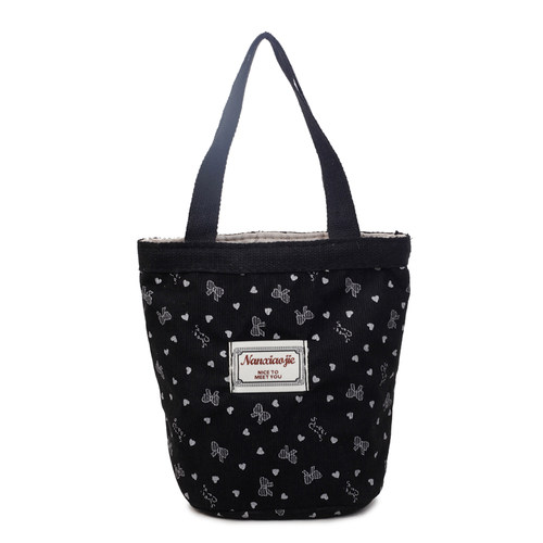 网红ins灯芯绒水桶包包女2025新款潮时尚手提包女洋气百搭手拎包