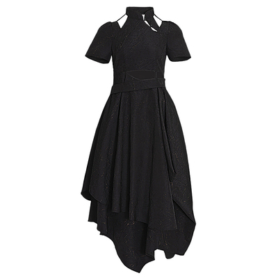 【设计师品牌BLANCORE】2024夏季新款设计感新中式镂空连衣裙