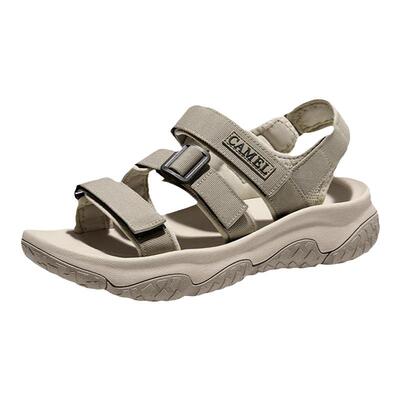 骆驼凉鞋沙滩鞋男女防滑魔术贴