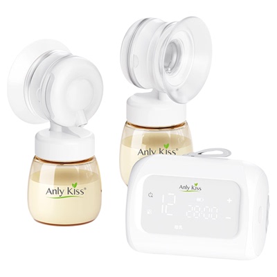 安丽亲免手扶电动双边躺卧吸奶器