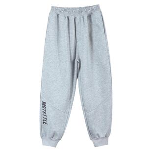 胖男童裤子秋冬款一体绒2025新款中大童加绒运动裤青少年男孩卫裤