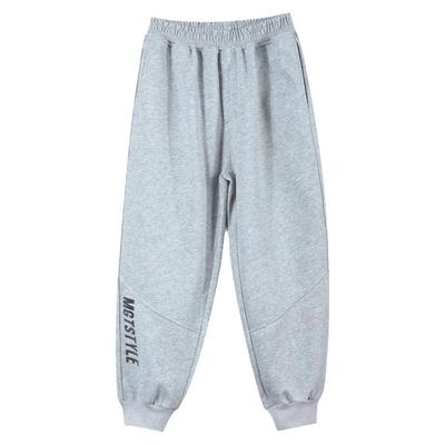 蘑菇兔胖男童加绒裤子宽松加肥