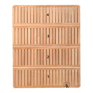 定制榉木排骨架加密床板实木床架子防潮透气铺板榻榻米床架排骨架