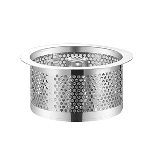 升级版中柱蜂窝孔304厨房水槽过滤网不锈钢防堵洗碗水池漏网不堵