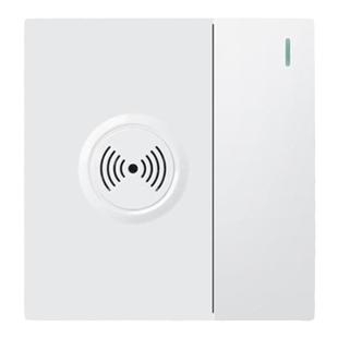 86型一开带声光控感应开关声控开关手自动楼道感应开关延时开关