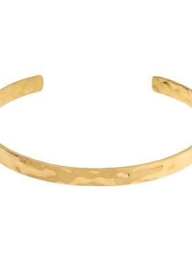 月球表面意大利18K金情侣手镯