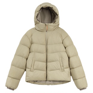 马登工装美式休闲连帽立领棉服山系户外衍缝面包服短款外套男秋冬