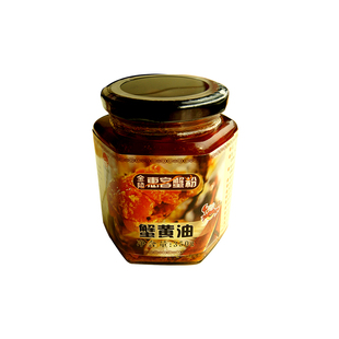 金陵惠客秃黄油蟹黄油大闸蟹蟹黄酱大瓶350g即食纯蟹黄拌饭拌面