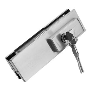 坚朗无框门玻璃门地锁商铺大门办公室地弹簧门锁玻璃门锁具插销锁