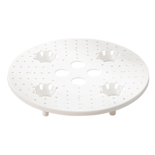 电饭锅蒸格微波炉蒸架电饭煲隔水蒸屉塑料蒸垫篦子蒸笼通用架子