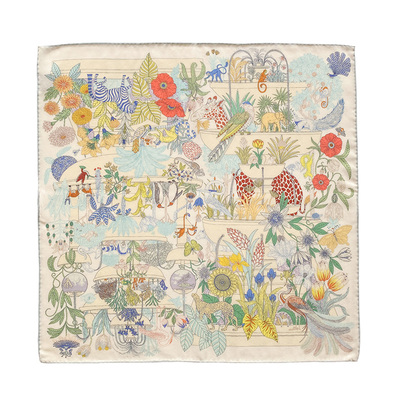 真丝羊毛小方巾围巾女款2025新款秋冬三角羊绒丝巾系脖高级感护颈