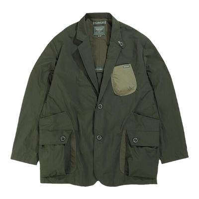 织格机能单排扣休闲西装