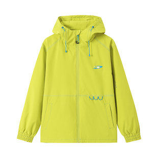 江南先生NewJNXS特氟龙三防冲锋夹克春撞色抽绳休闲百搭外套男女