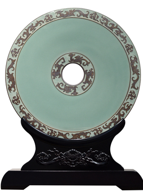 陶瓷台面龙泉大师纯手工家居装饰