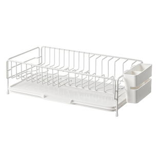 懒角落碗碟收纳架餐具放盘子沥水篮厨房置物架台面筷盒柜小型家用