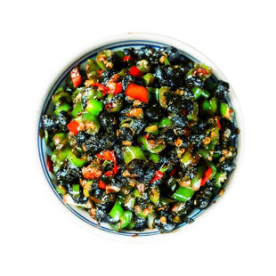 农家手工青椒豆豉酱黄豆子酱香辣软糯下饭菜拌饭拌面腊八豆辣椒酱